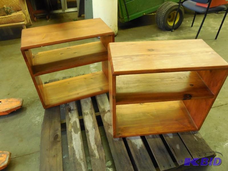 2 Shelving units measures 21&quot x 23&quot...
