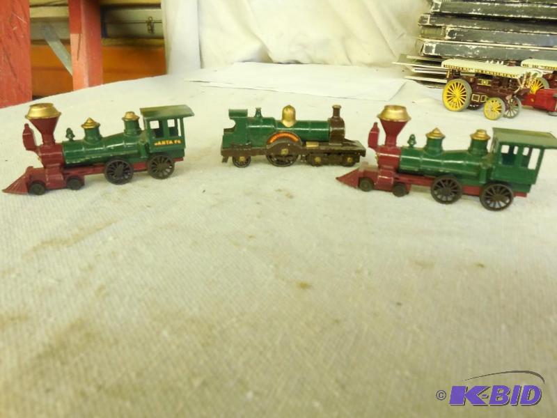 Old metal trains...