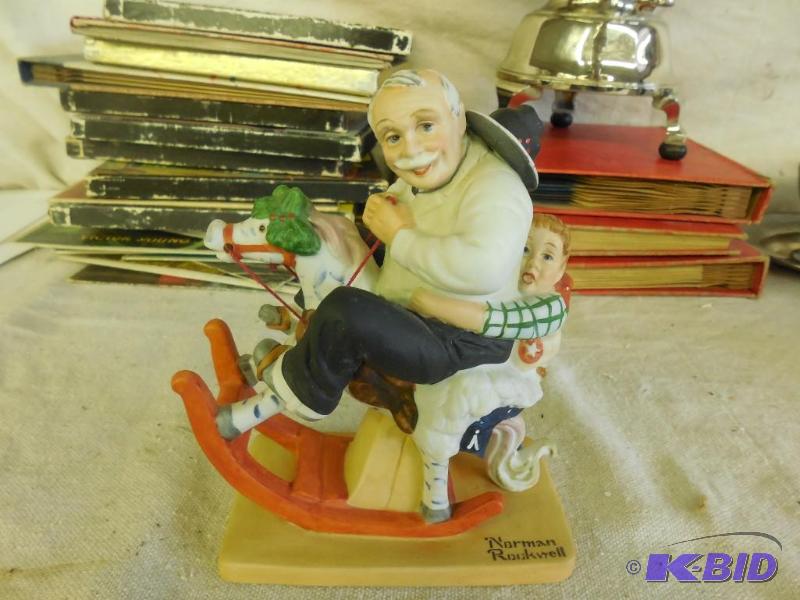 Norman Rockwell &quot Gramps at the reins&qu...