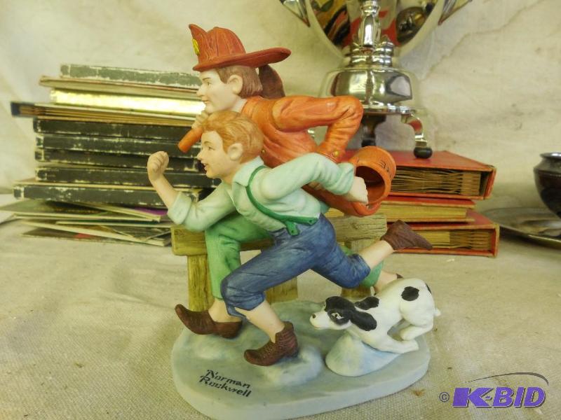 Norman Rockwell &quot The Alarm&quot figuri...