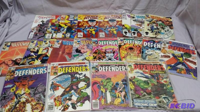 Lot of 22 Defenders comics. Some bagged and s...
