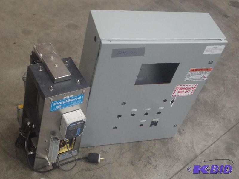 lot 23 image: (1) Electrical Enclosure & (1) Polyblend ...