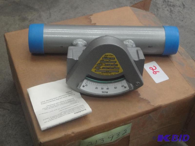 lot 26 image: (5) Erdco Flow Insutruments See-Flo Model 321...