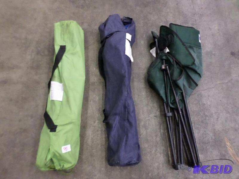 lot 93 image: (3) Portable Camping Chairs...