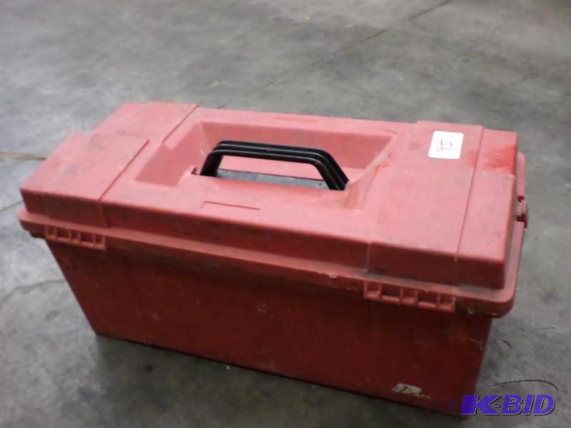 lot 95 image: Plastic Tool Box With Insert Tray...