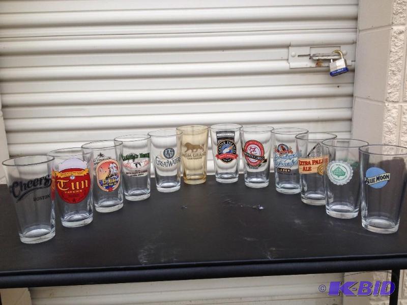lot 6 image: 12ct Beer Glasses