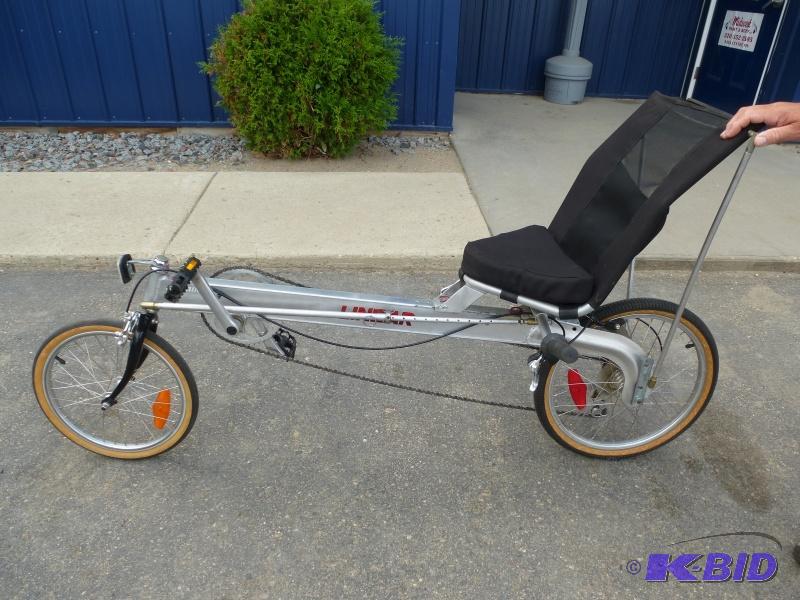 lot 11 image: Linear Bicycle 21 speed Recumbent bike In ve...