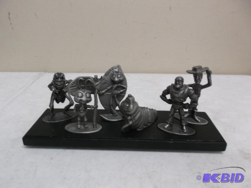 Lot Of Disney Pixar Pewter Figurines, Bugs To...