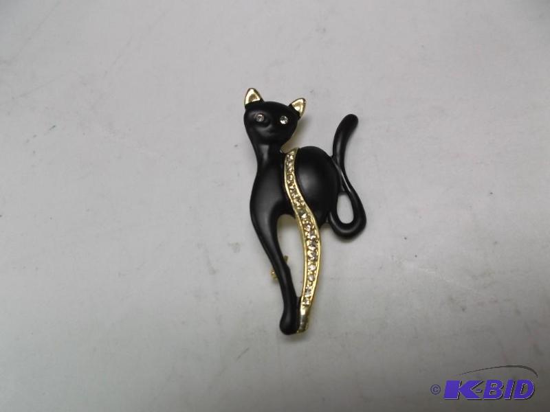 Black Cat Brooch Pin...