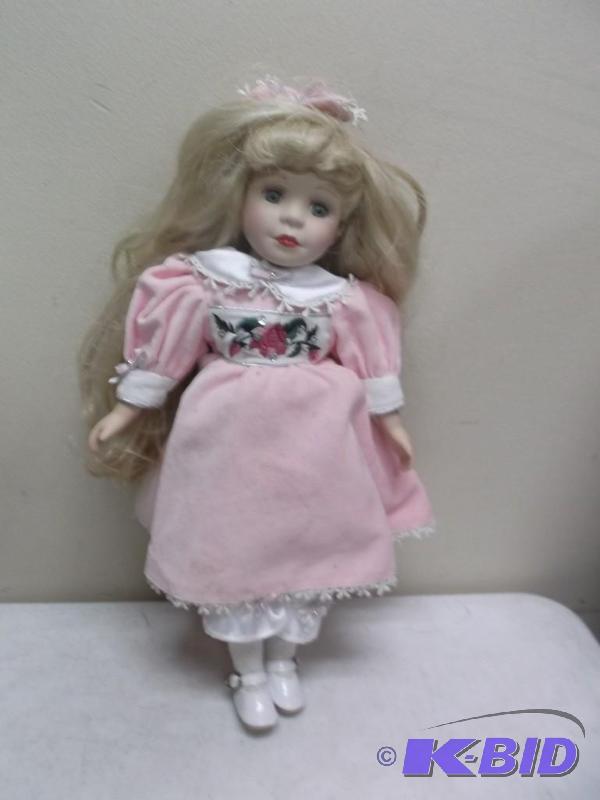 Porcelain Doll, Has A Spot On Dress...