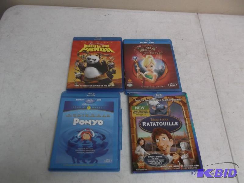Lot&nbspof Kids Blu Ray Movies. Kung Fu Pand...