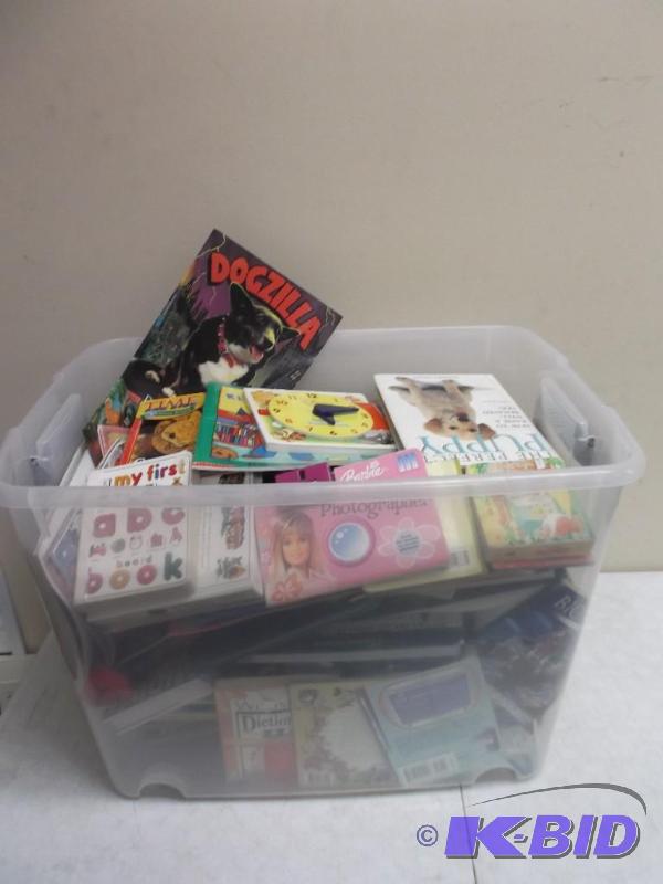 Bin Of Kids Books...