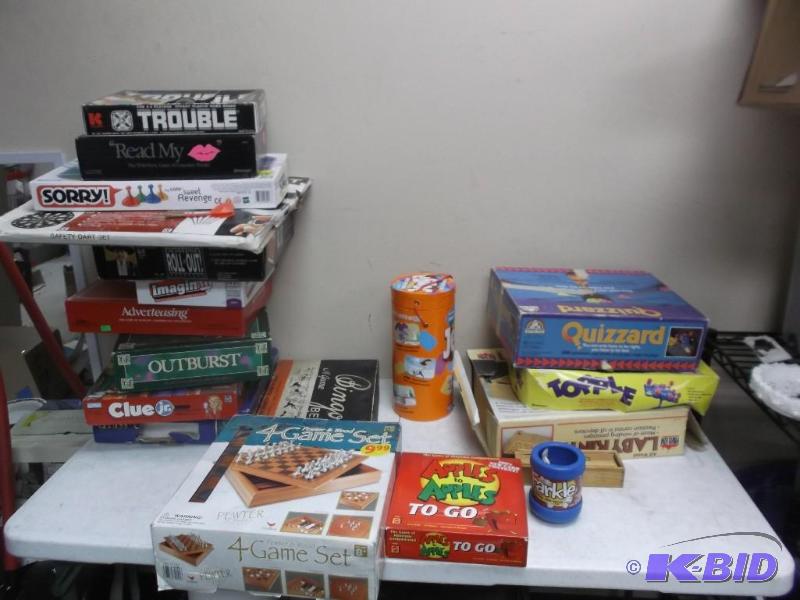Huge Lot Of Board Games, Has Not Been Checked...