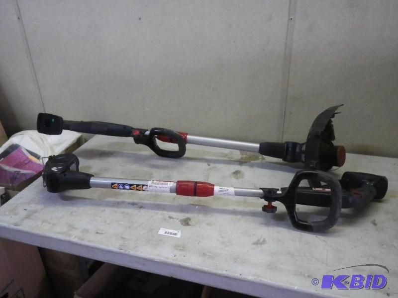 2 Craftsman battery weed whips, no batteries...