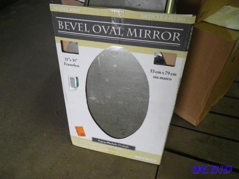Oval mirror...