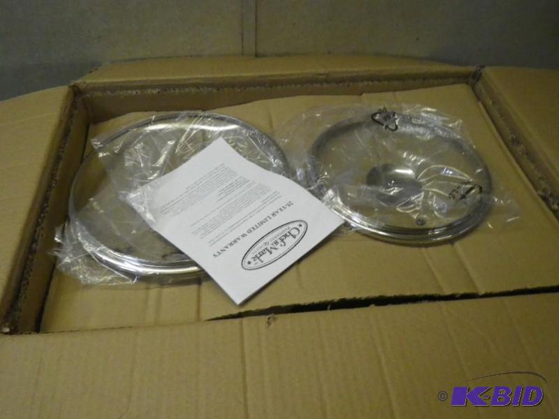 Chefs Mark 11 pc SS pots &amp pans set...