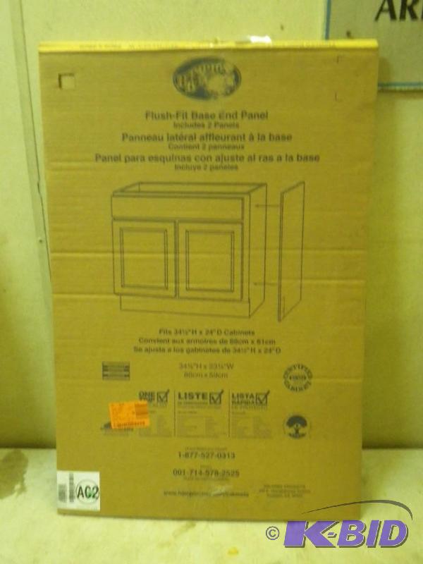 Flush mount end panel...
