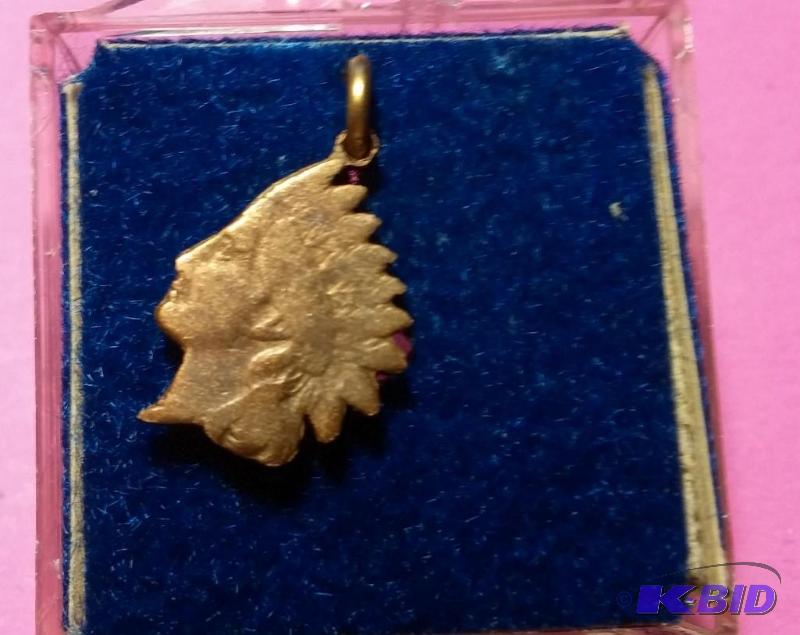 Vintage-Cut Out Coin Jewelry by Clines-Indian...