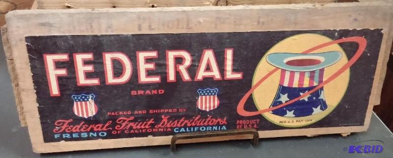 Vintage fruit crate End...