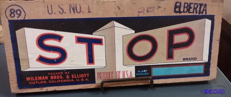 Vintage fruit crate End...