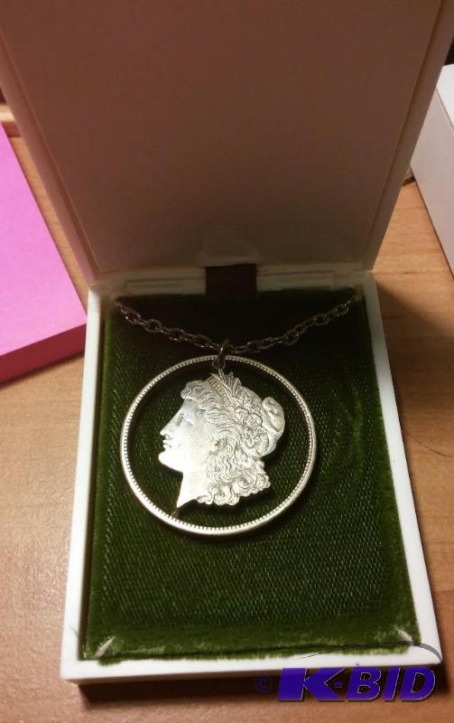 Vintage-Cut Out Coin Jewelry by Clines-Morgan...