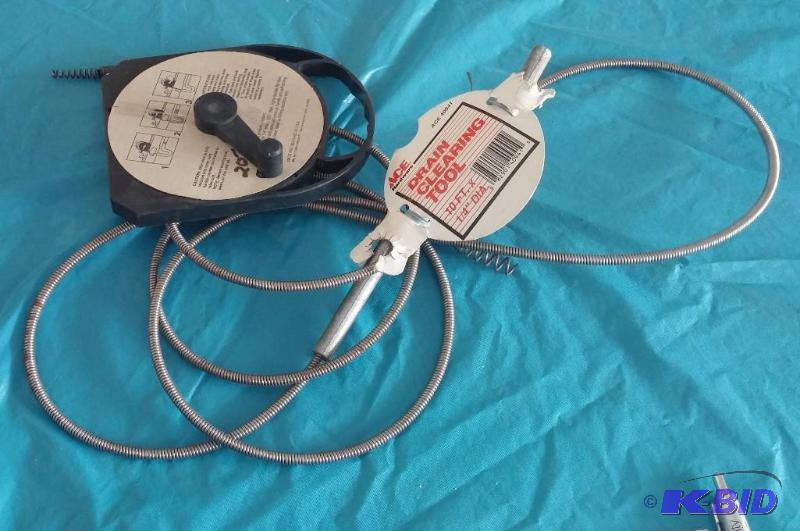 Lot of 2 drain snakes...