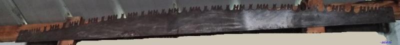 Vintage 2 man cross cut saw...