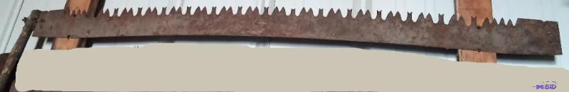 Vintage 2 man cross cut saw...