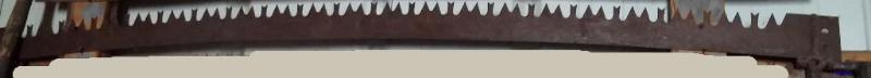 Vintage 2 man cross cut saw...