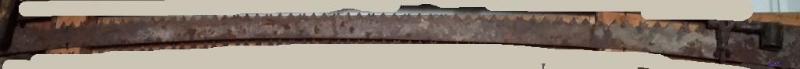 Vintage 2 man cross cut saw...
