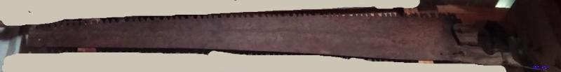 Vintage 2 man cross cut saw...