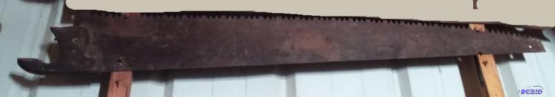 Vintage 2 man cross cut saw...