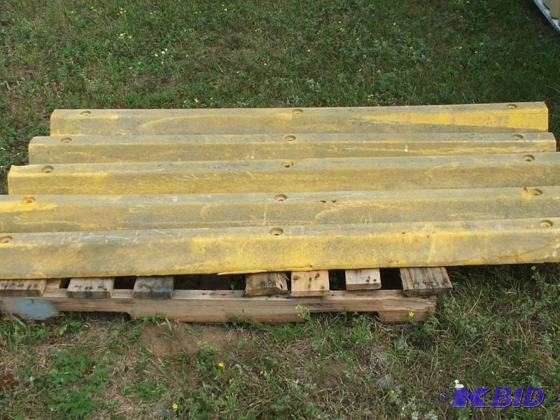 Lot of 5 parking lot curbs, 70&quot long...