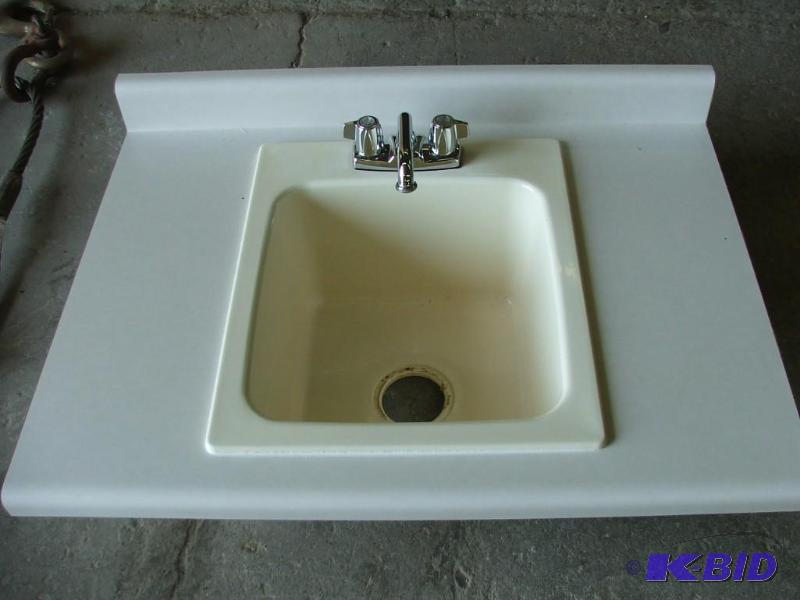 Wash sink on 34&quot counter...