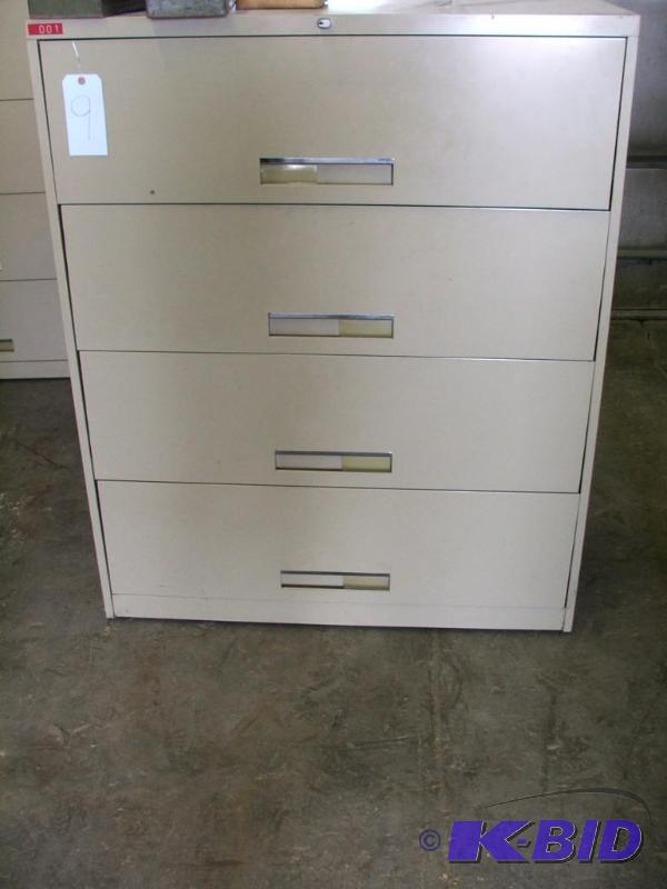 4 Drawer Lateral Filing Cabinet 42 X18 Q Herc U Lift St