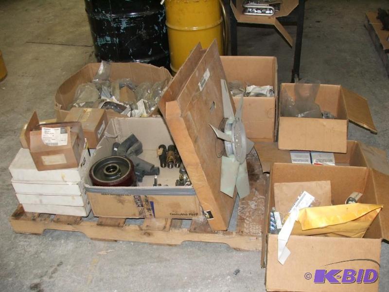 Pallet lot of new old stock forklift parts, C...