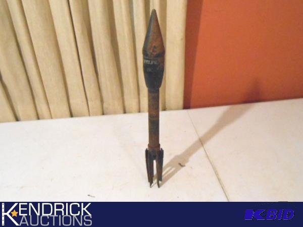 lot 105 image: Vintage Mortar Rocket