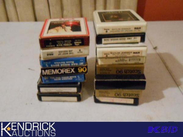 lot 106 image: 15 - Vintage 8 Track Tapes