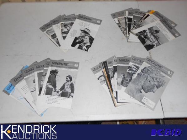 lot 122 image: Lot of Vintage National Geographic School Bulletins