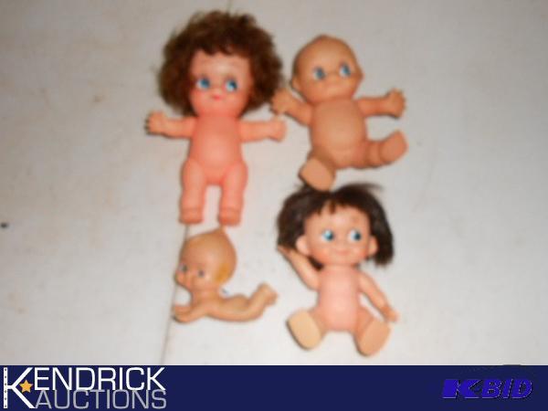 lot 136 image: Lot of 4 Vintage Kewpie Dolls