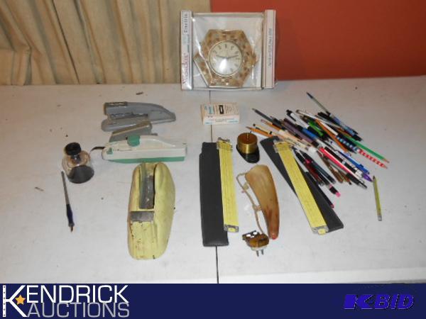 lot 183 image: Lot of Vintage OfficeStationary Supplies