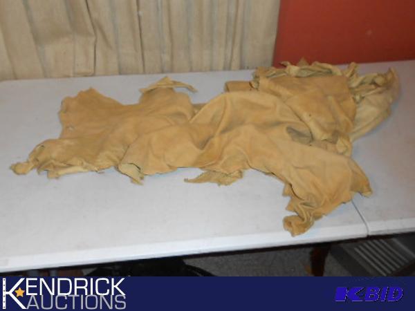 lot 197 image: Lot of Large Pieces of Tanned Leather