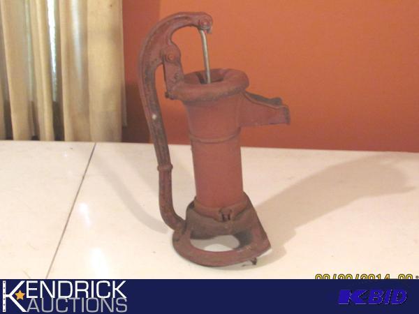lot 51 image: Antique Campbell MFG. Cast Iron Water Pump
