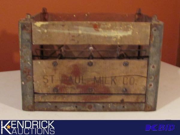 lot 52 image: Antique Milk Crate