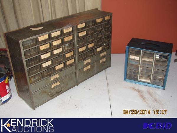 lot 86 image: 2 Vintage Parts Boxes