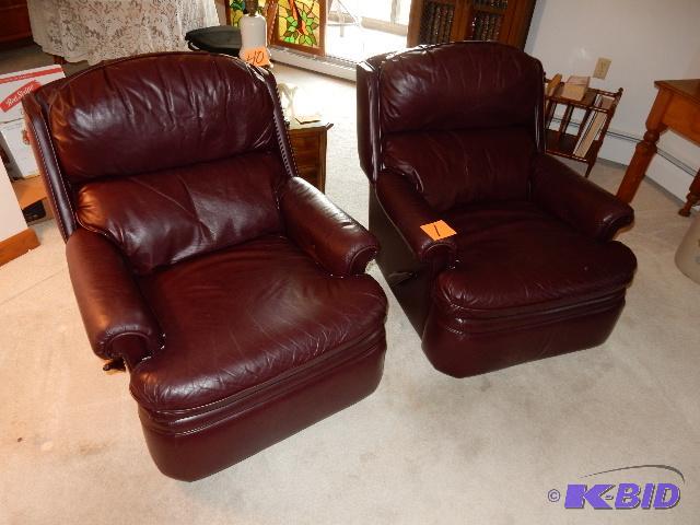 2 Leather Recliners