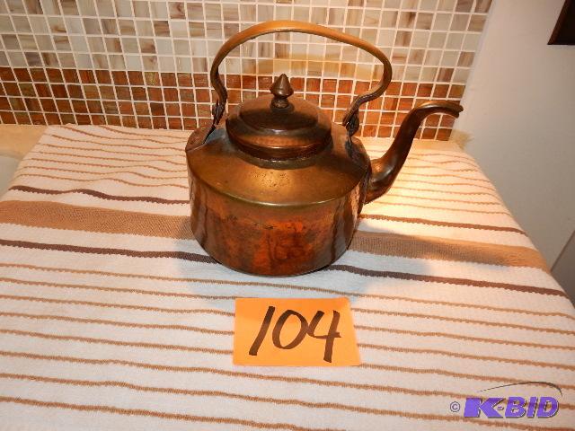 Copper Tea Pot.