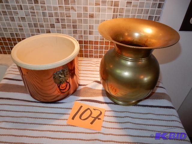 Spitoon and Ice Bucket