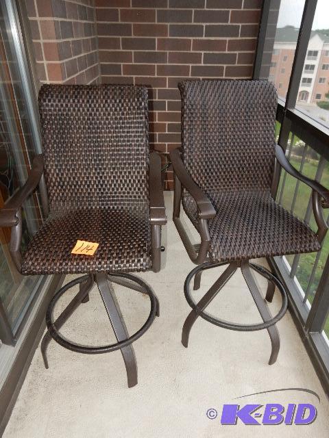 2 Swivel Bar stool chairs