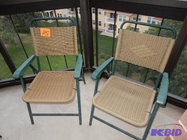 2, Folding chairs